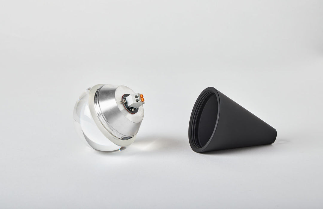 Cupola Port Alone Pendant 1 Light Port Alone Nightshade Black 3000K 90 CRI integrated led 90 cri 3000k 120v-277v unv