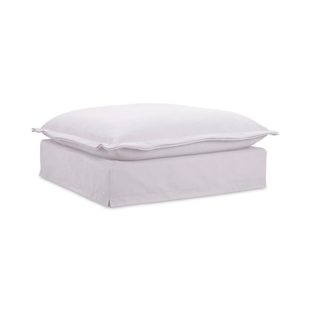 Luxe Lounger Performance Fabric Ottoman