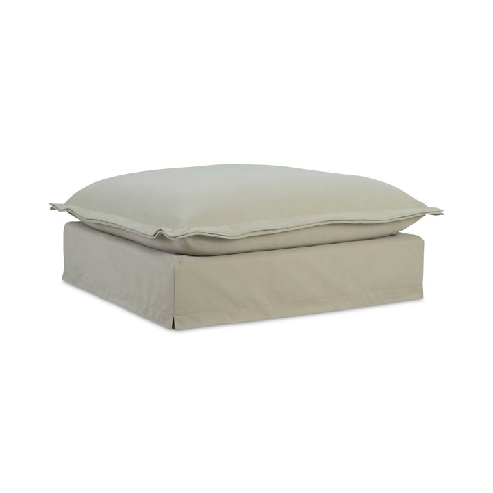 Luxe Lounger Performance Fabric Ottoman
