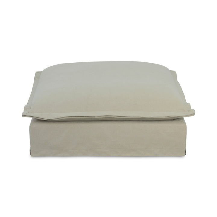 Luxe Lounger Performance Fabric Ottoman