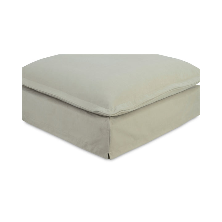Luxe Lounger Performance Fabric Ottoman