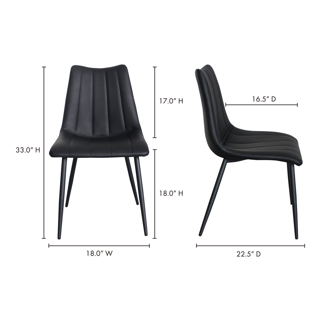 Alamo Dining Chair Brown Set Of Two