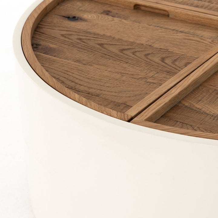 Caree Drum Storage Coffee Table