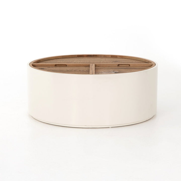 Caree Drum Storage Coffee Table