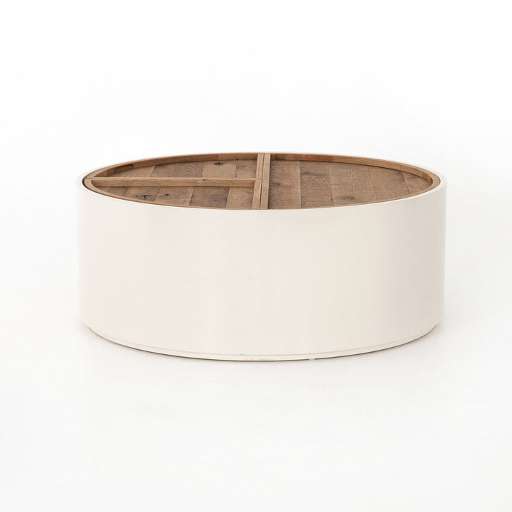 Caree Drum Storage Coffee Table