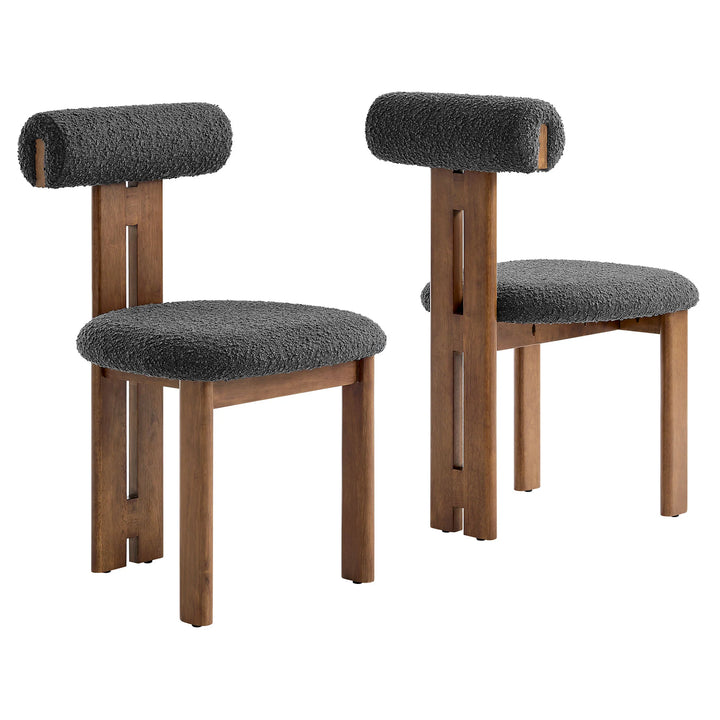 Orina Charcoal Dining Chair - Set of 2