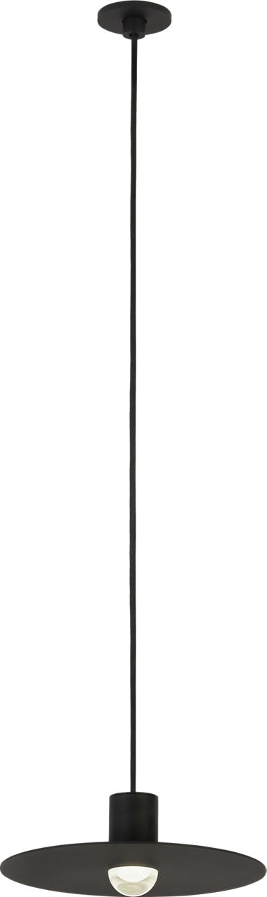 Eaves Port Alone Pendant 1 Light Port Alone Nightshade Black Integrated LED 90 CRI 3000K 120-277V