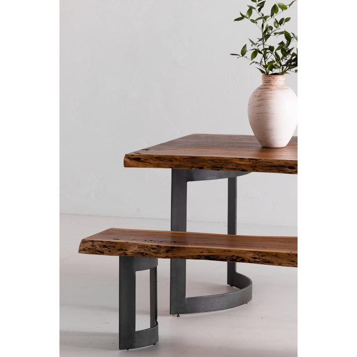 Natural Whorl Bench - Acacia Wood