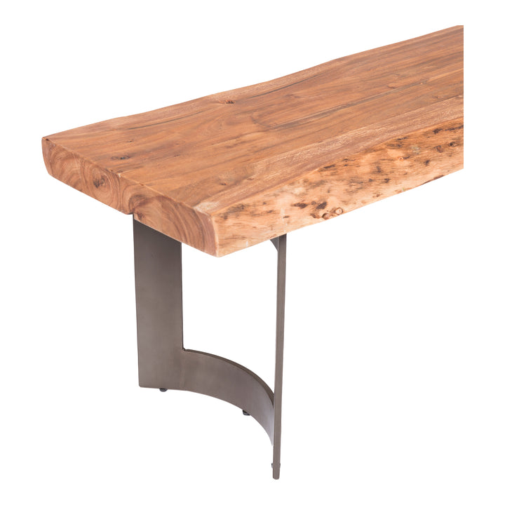 Natural Whorl Bench - Acacia Wood