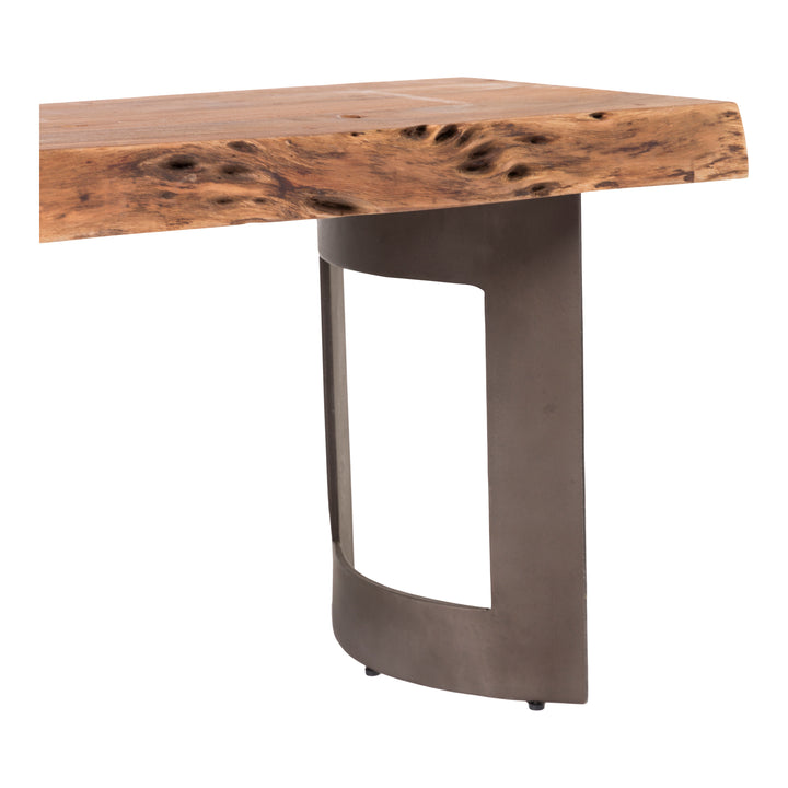 Natural Whorl Bench - Acacia Wood