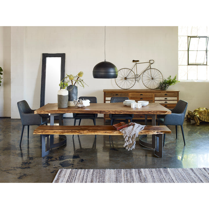 Natural Whorl Bench - Acacia Wood