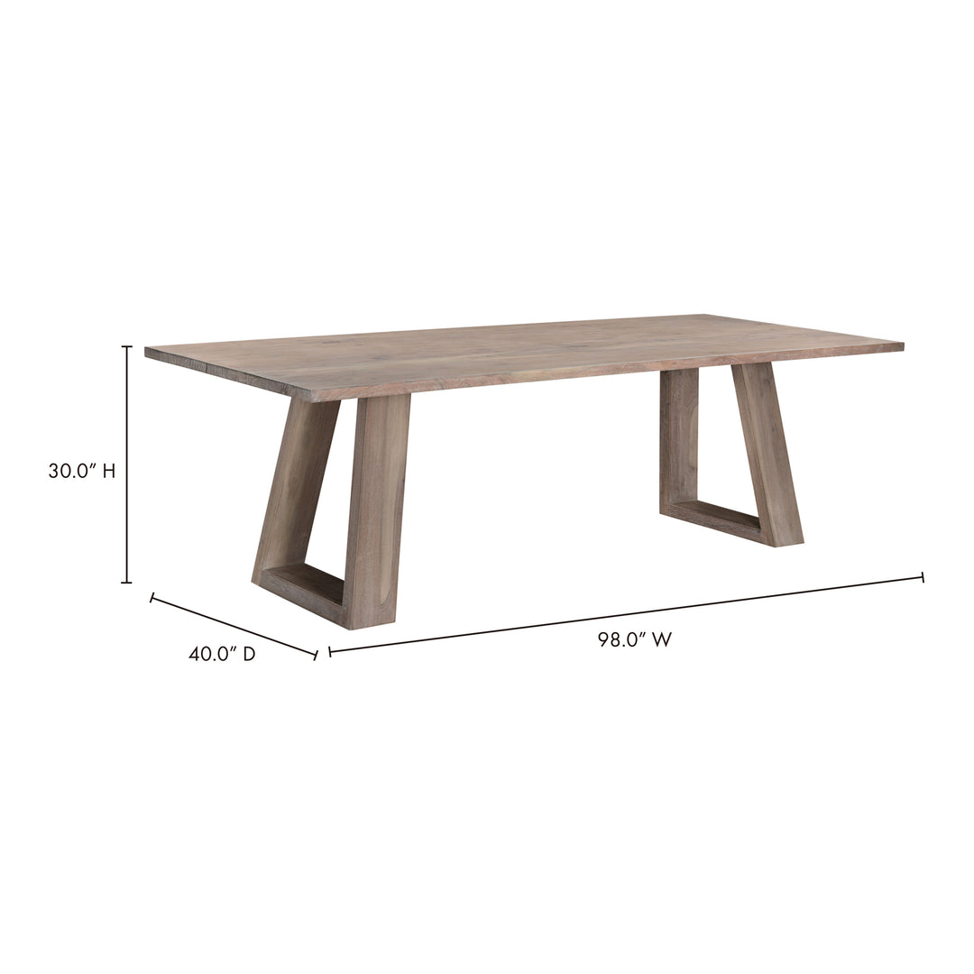 Timeless Acacia Wood Gathering Table