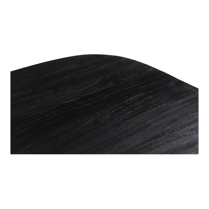 Nature's Statement Dining Table: Acacia Wood Drum Pedestal Design
