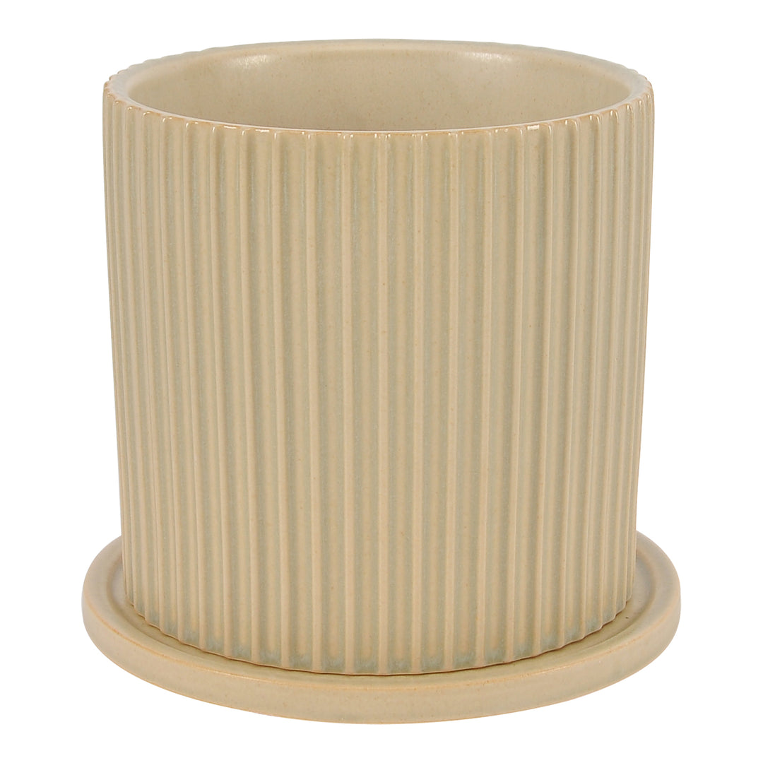Marina Stoneware Tall Terrarium