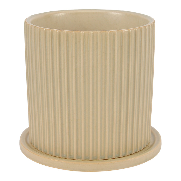 Marina Stoneware Tall Terrarium