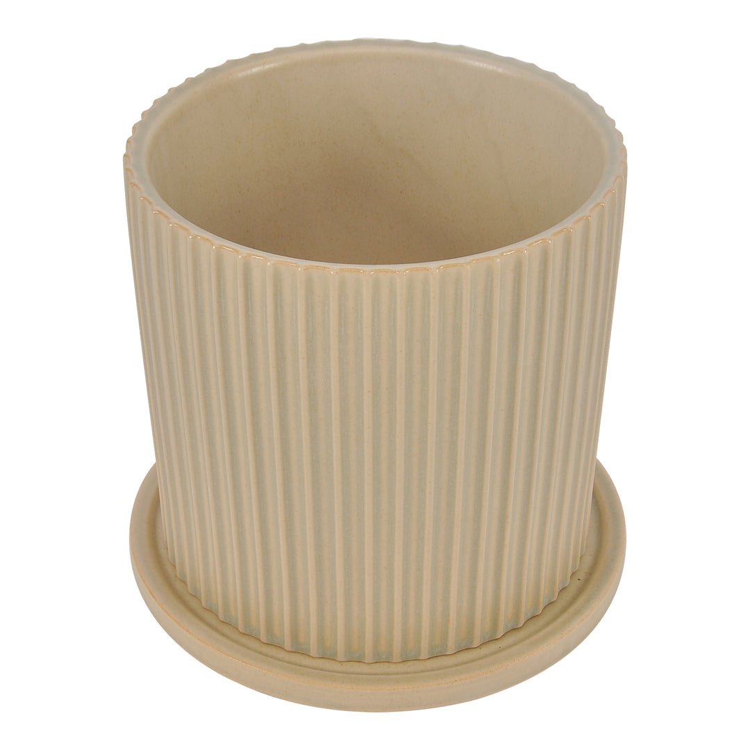 Marina Stoneware Tall Terrarium