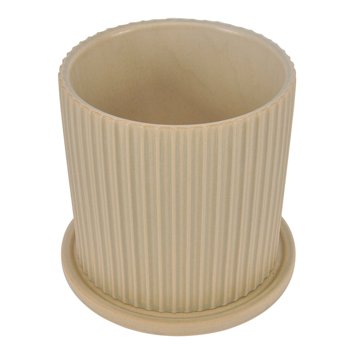 Marina Stoneware Tall Terrarium