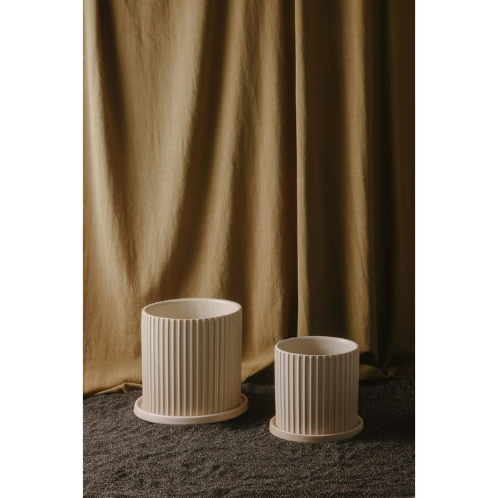 Marina Stoneware Tall Terrarium