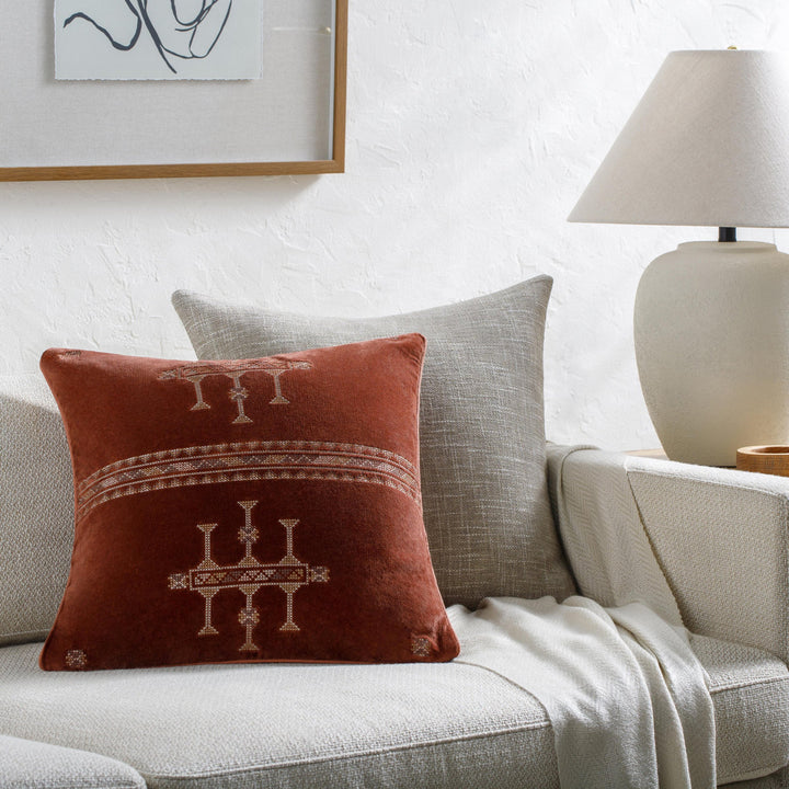 Veola Cotton Throw Pillow