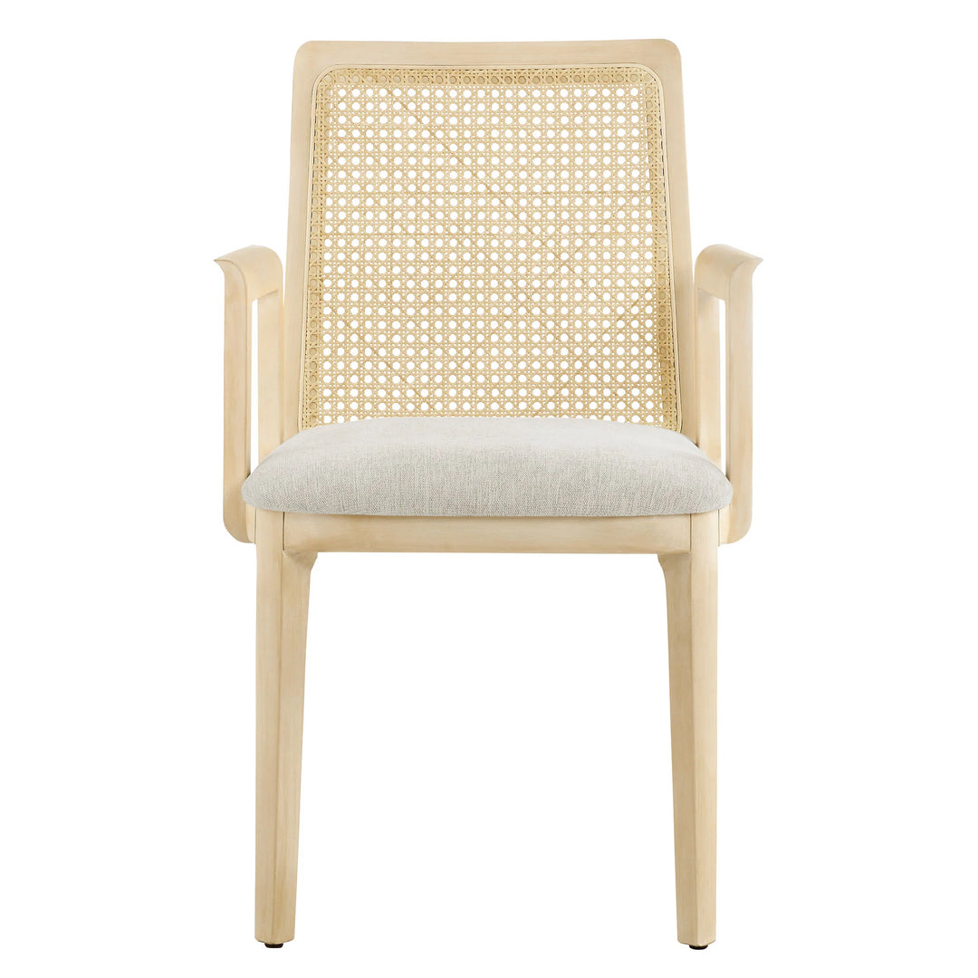 Cana Antique White Dining Armchair