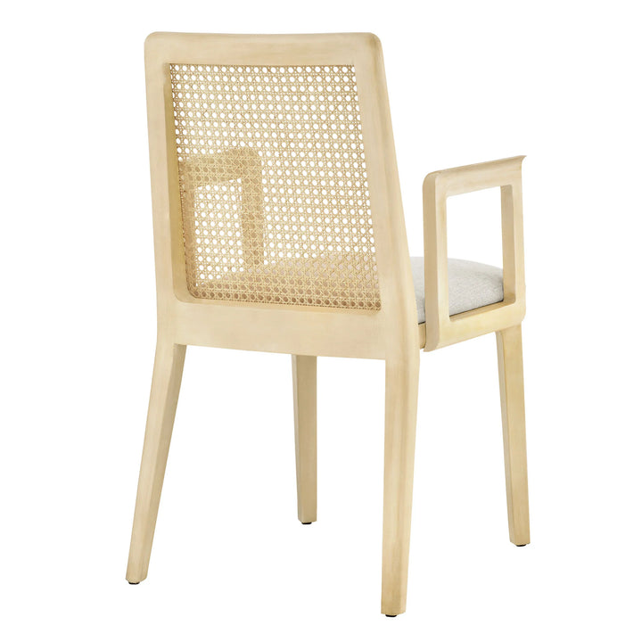 Cana Antique White Dining Armchair