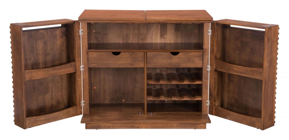 Continum Bar Cabinet - Walnut