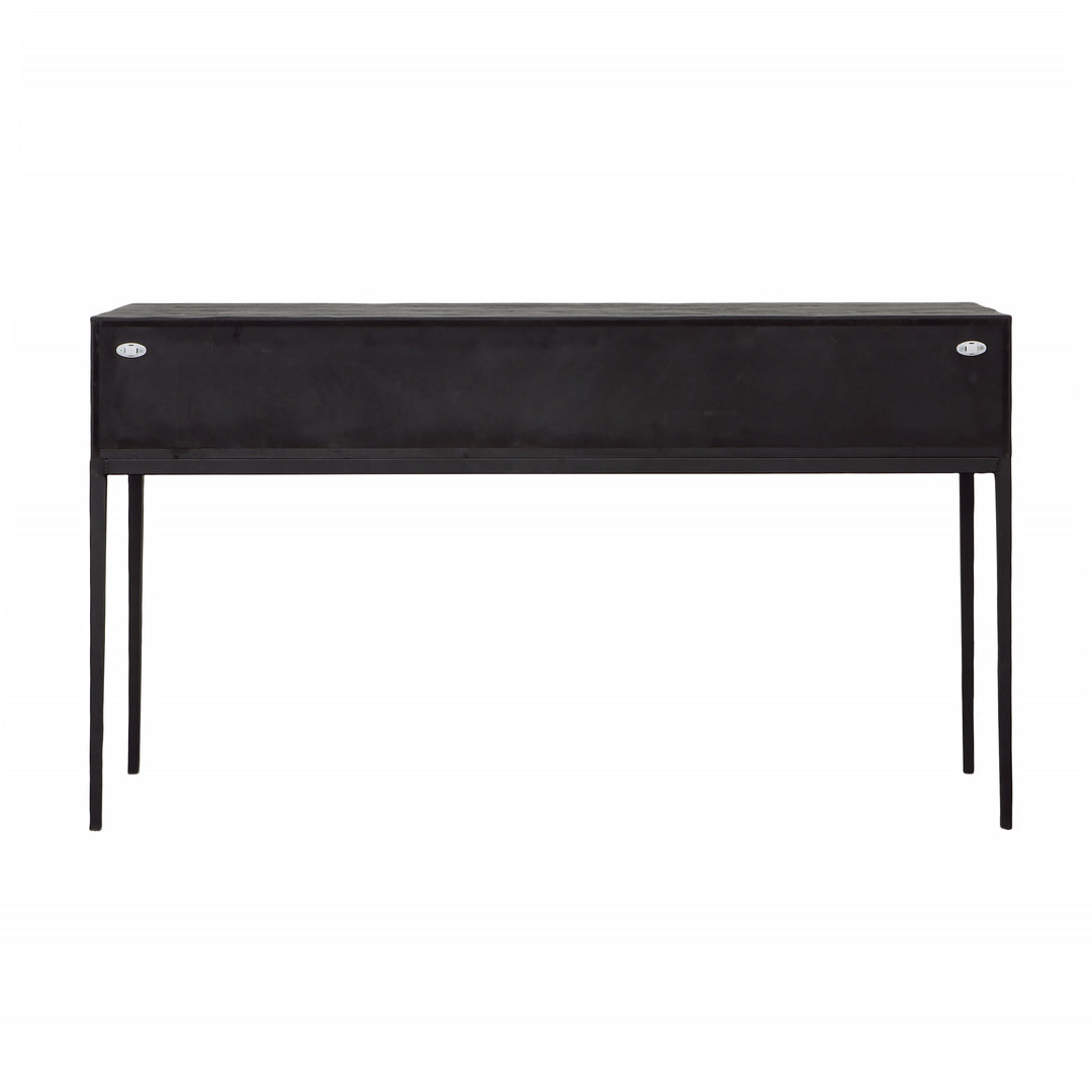 Industrial Chic Steel-Legged Workstation