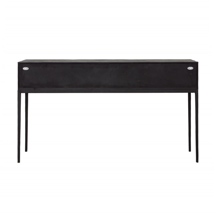 Industrial Chic Steel-Legged Workstation