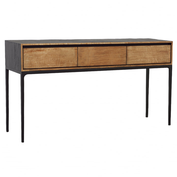 Industrial Chic Steel-Legged Workstation