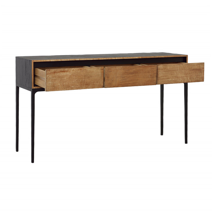 Industrial Chic Steel-Legged Workstation