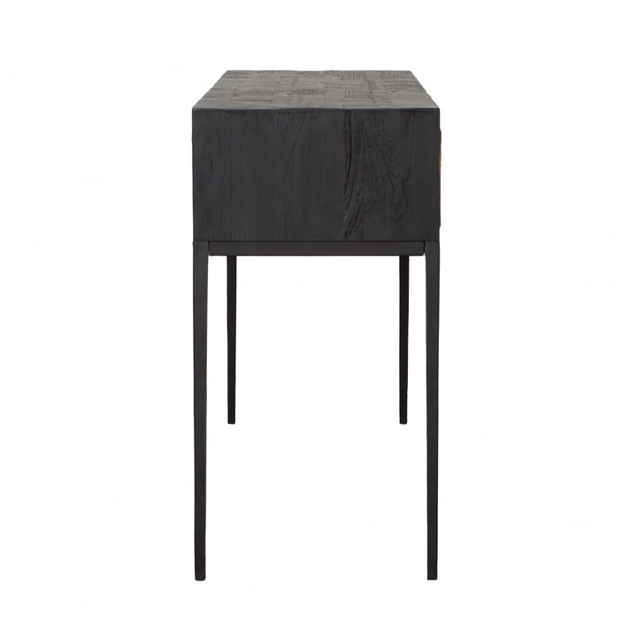 Industrial Chic Steel-Legged Workstation