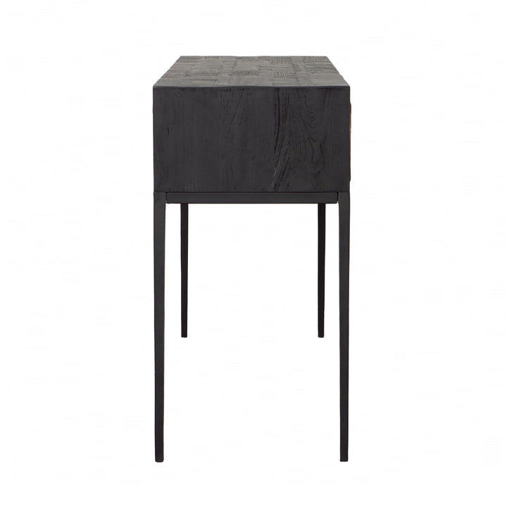 Industrial Chic Steel-Legged Workstation