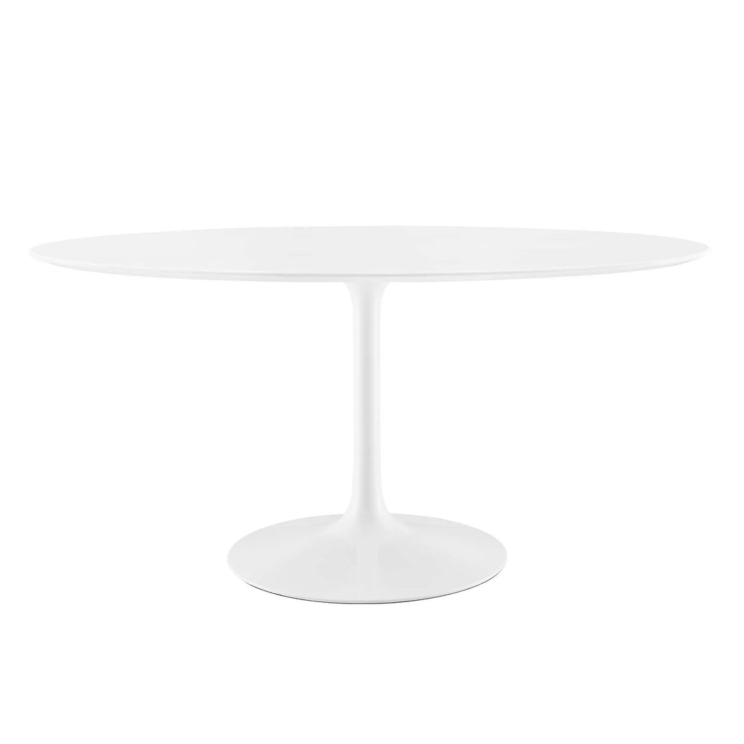 Pila 60" Oval Wood Top Dining Table