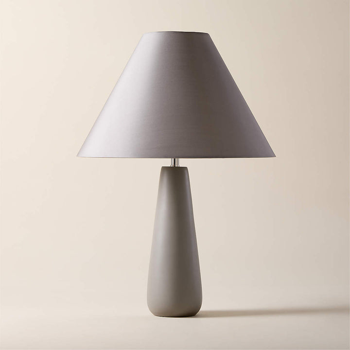 Polar Grey Cement Table Lamp