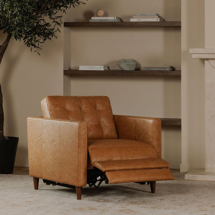 Sophisticated Bouclé Power Motion Recliner