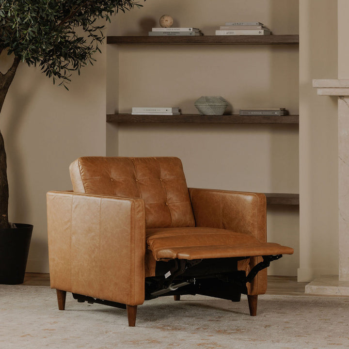 Sophisticated Bouclé Power Motion Recliner
