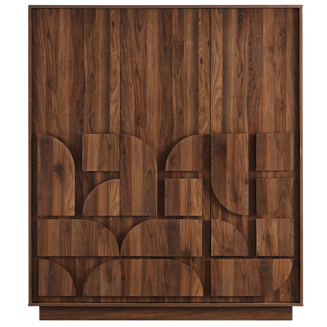 Geovani Walnut Wardrobe