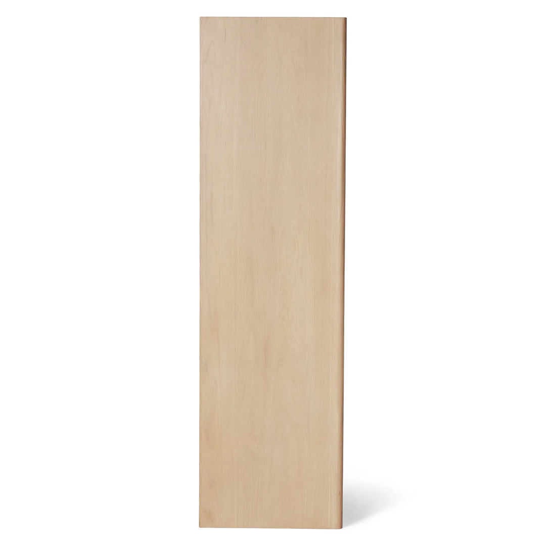 Torme White Oak Tall Bookcase