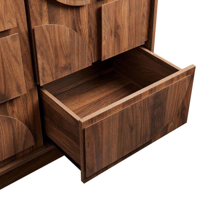 Geovani Walnut Wardrobe