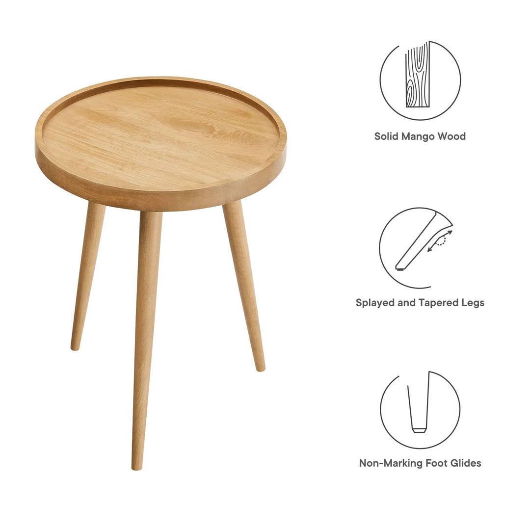 Tripod Natural Side Table