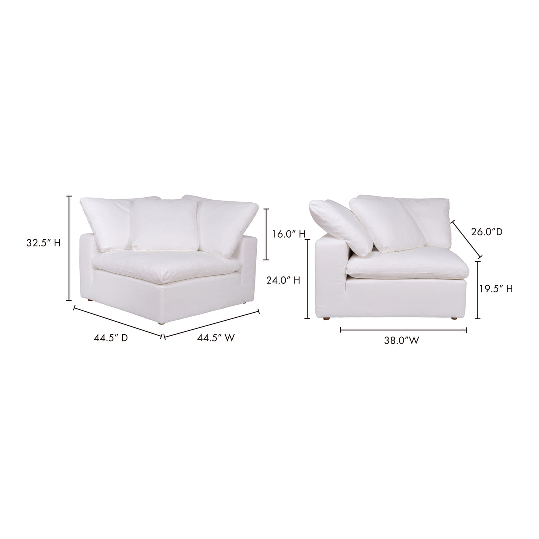 Savvy Squared Cushioned Corner Chair