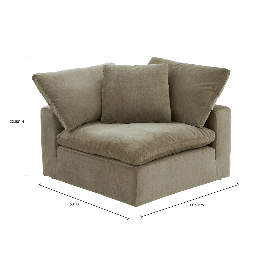 Savvy Squared Cushioned Corner Chair