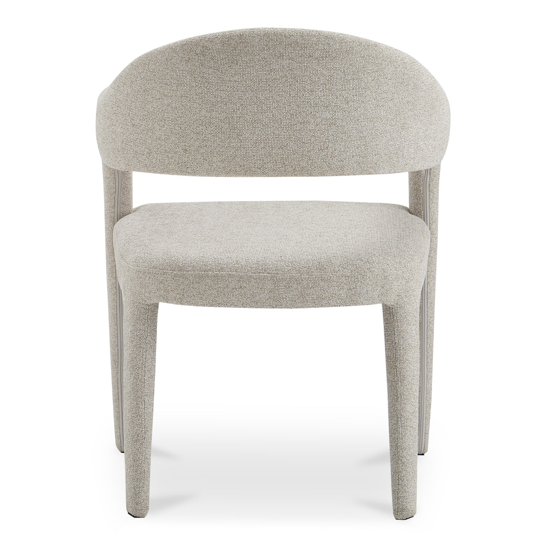 Elegant Open-Barrel Dining Chair