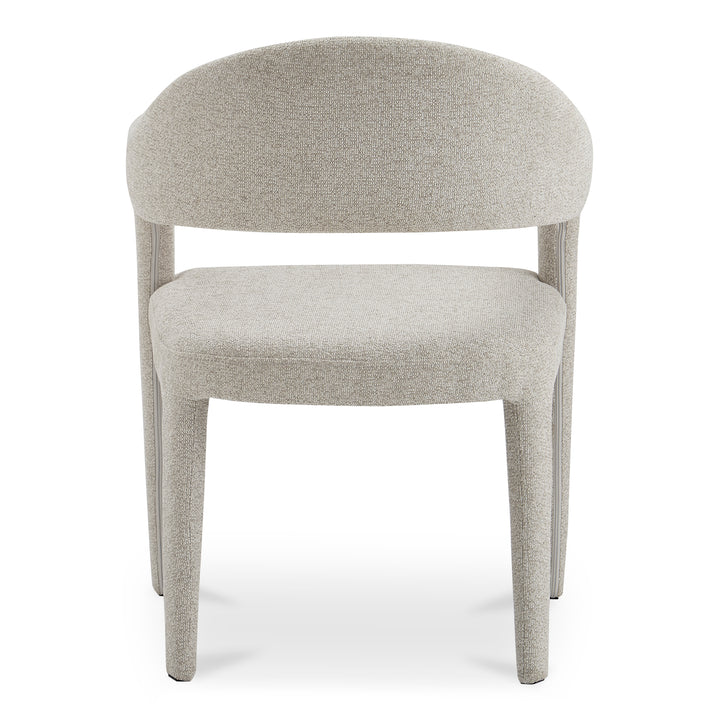 Elegant Open-Barrel Dining Chair