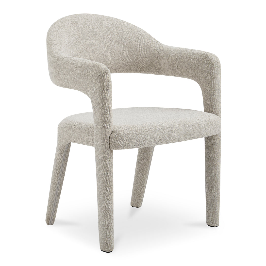 Elegant Open-Barrel Dining Chair