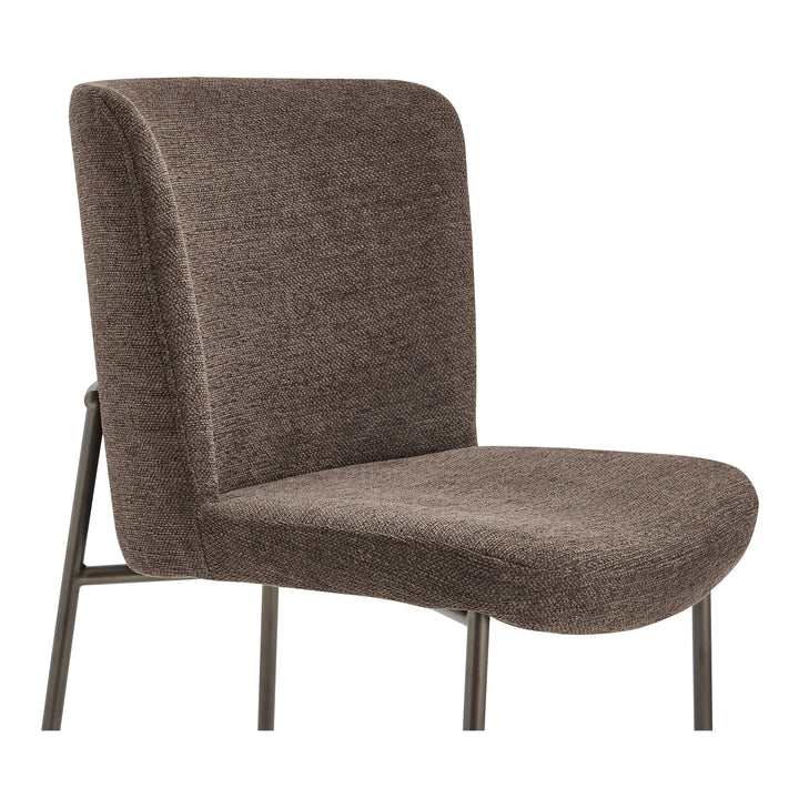 Sophisticated Duo: Slim Metal Dining Chairs