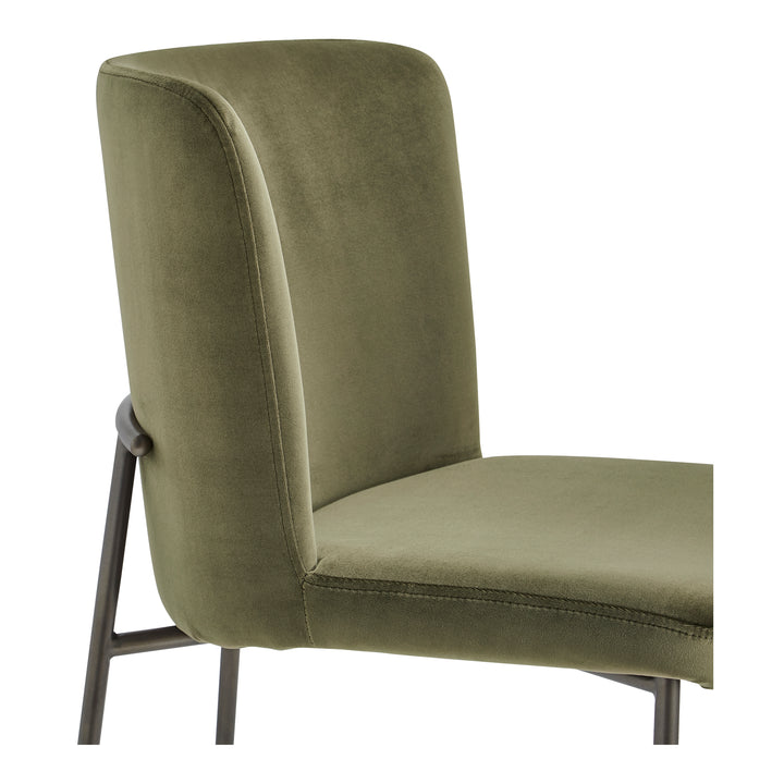 Sophisticated Duo: Slim Metal Dining Chairs
