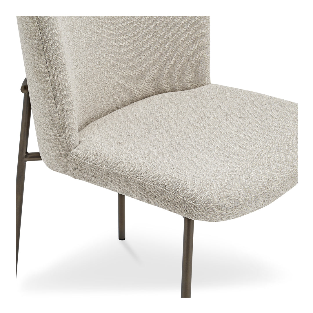 Sophisticated Duo: Slim Metal Dining Chairs