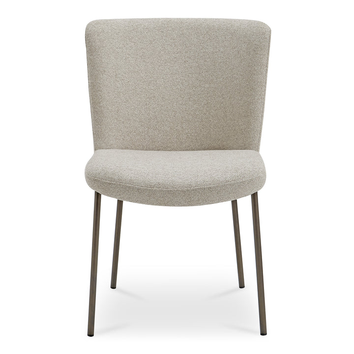 Sophisticated Duo: Slim Metal Dining Chairs