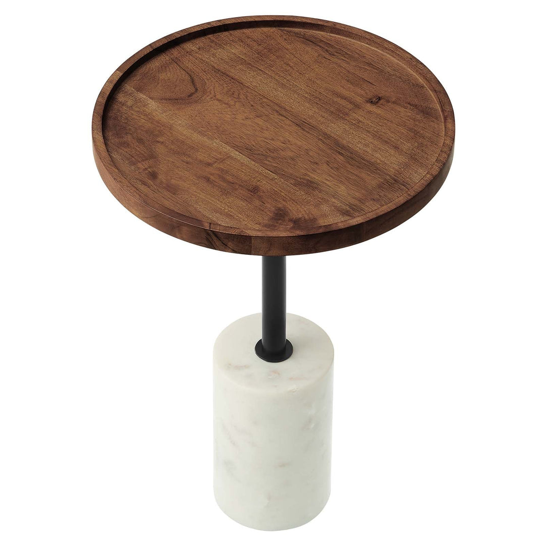 Amelia Acacia Wood Side Table